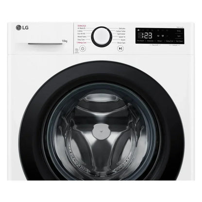 LG F4Y510WBLN1 Washing Machine Front Load 10kg 1400 Spin White - Clearance