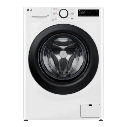 LG F4Y510WBLN1 Washing Machine Front Load 10kg 1400 Spin White - Clearance