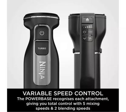 Ninja CI090UK Foodi 2-in-1 Hand Blender & Mixer Black