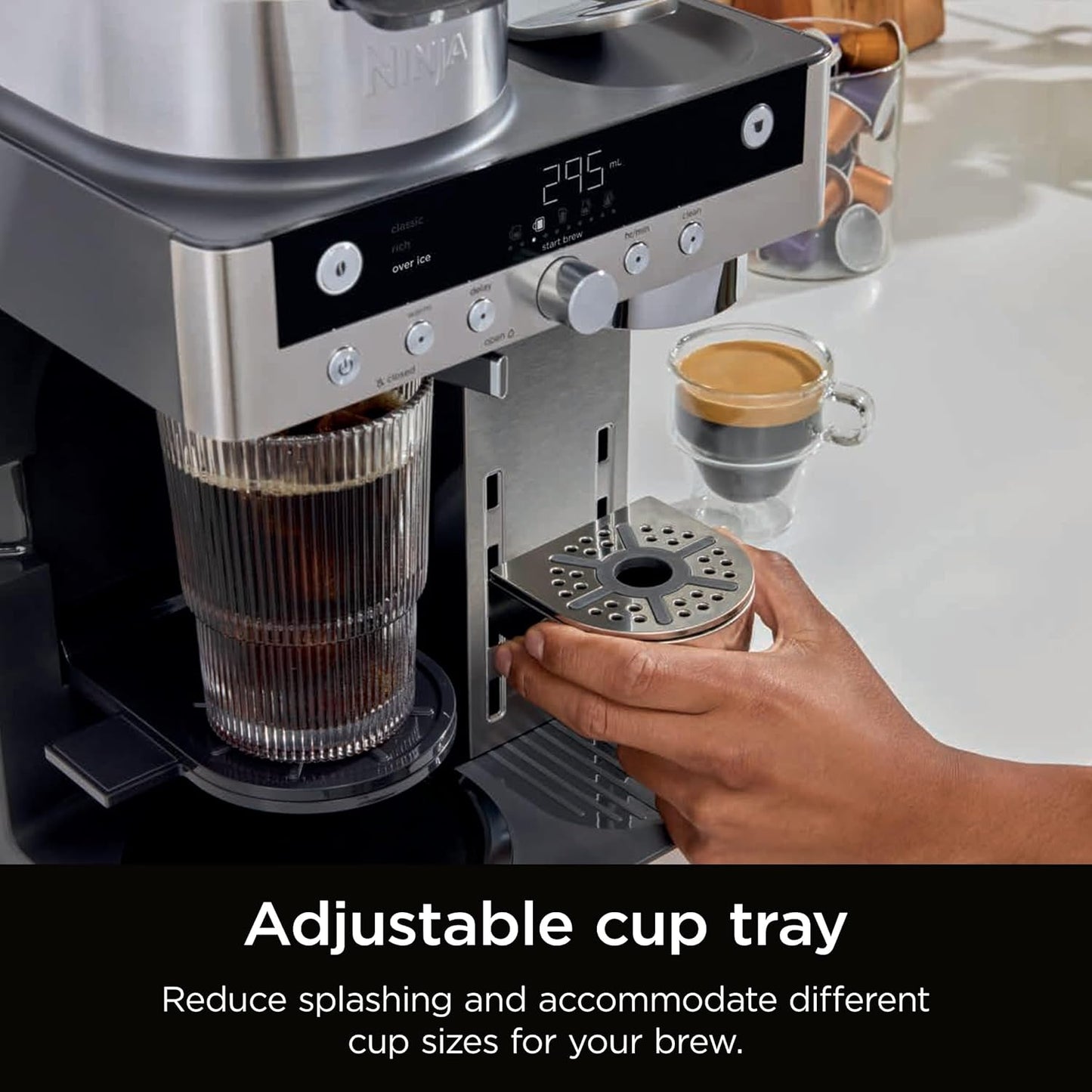 Ninja Prestige Dualbrew System CFN802UK Pod and Filter Coffee Machine - Black