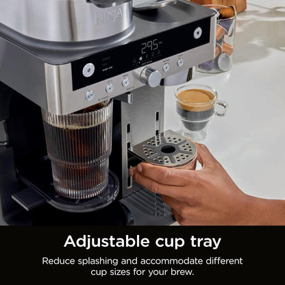 Ninja Prestige Dualbrew System CFN802UK Pod and Filter Coffee Machine - Black