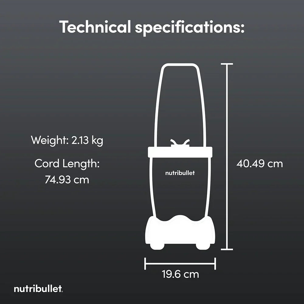 Nutribullet 900 Series McLaren F1 Team Edition Portable Blender 2775 - Grey