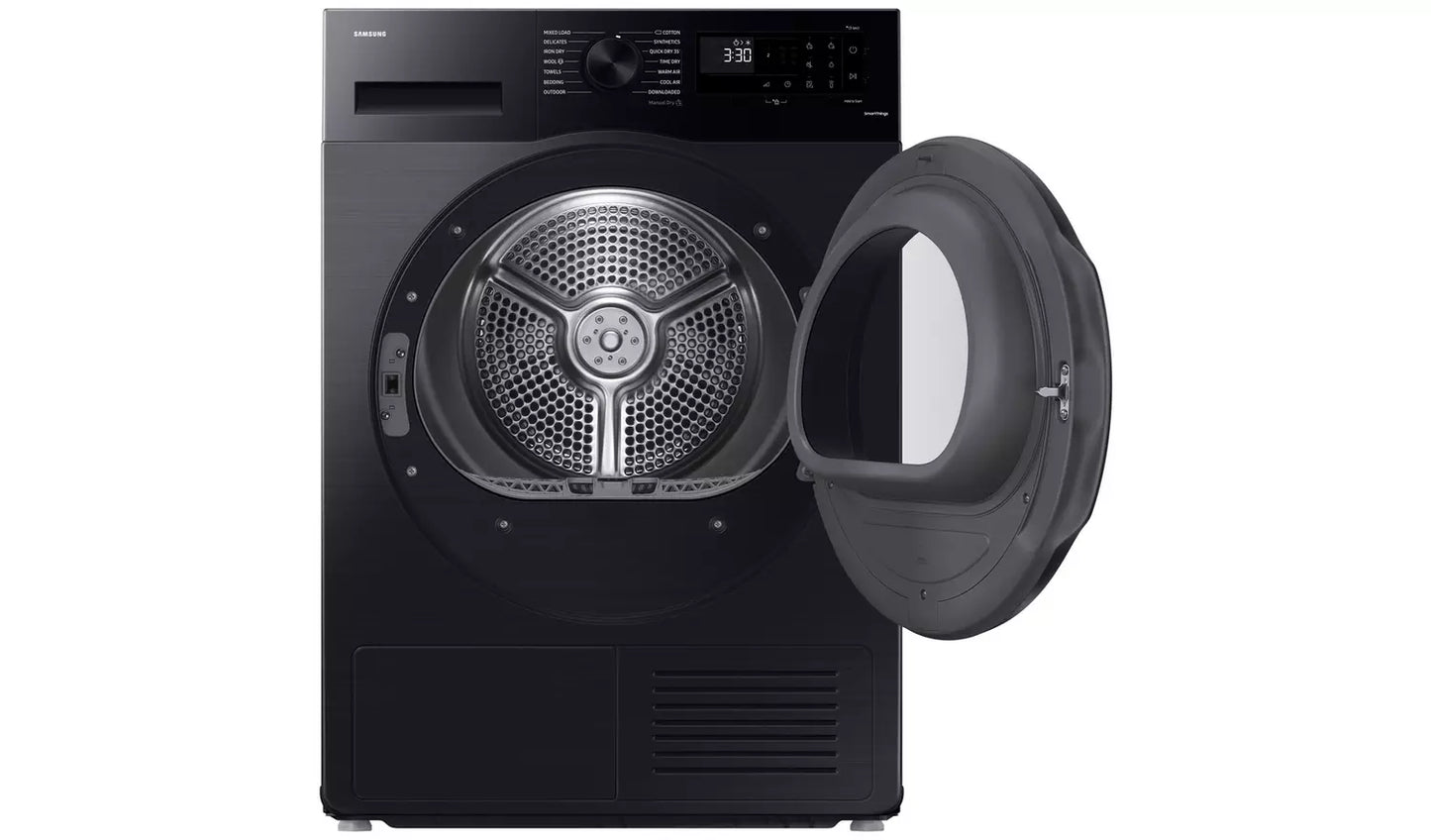 Samsung Series 5 DV90CGC0A0ABEU with OptimalDry 9kg Heat Pump Tumble Dryer Black