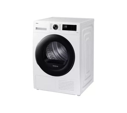 Samsung Series 5 DV90CGC0A0AEEU with OptimalDry 9kg Heat Pump Tumble Dryer White