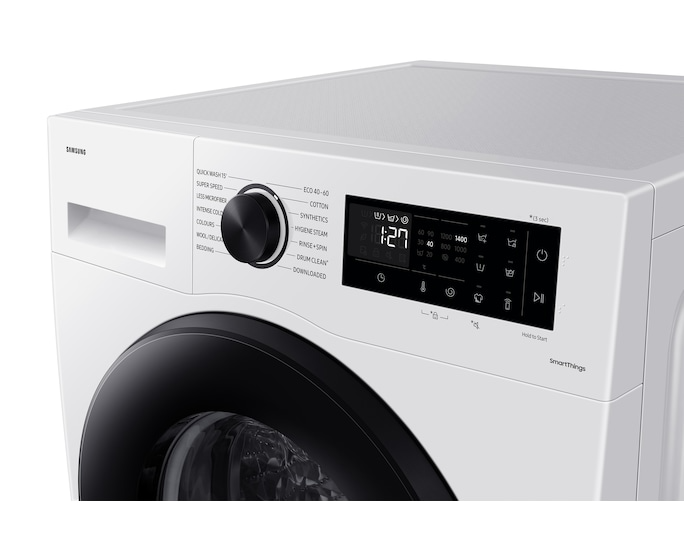 Samsung Series 5 WW11DG5B25AEEU Bespoke AI Front-Load 11kg 1400 Spin Washing Machine White