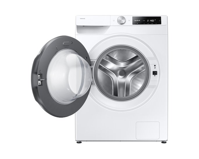 Samsung Series 6 WW90DG6U85LEU1 Bespoke AI Front-Load 9kg 1400 Spin Washing Machine White