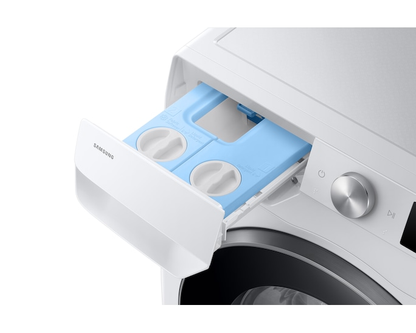 Samsung Series 6 WW90DG6U85LEU1 Bespoke AI Front-Load 9kg 1400 Spin Washing Machine White