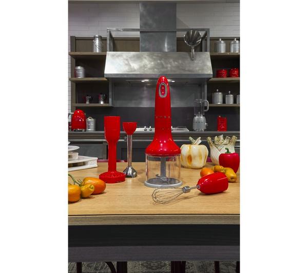 Smeg HBF02RDUK 50s Retro Style Hand Blender Red
